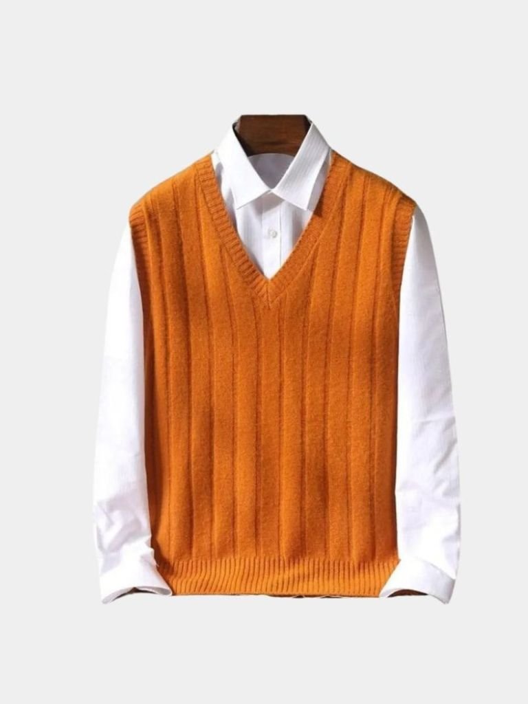 100% Merino Wool Pullover Sweater Vest