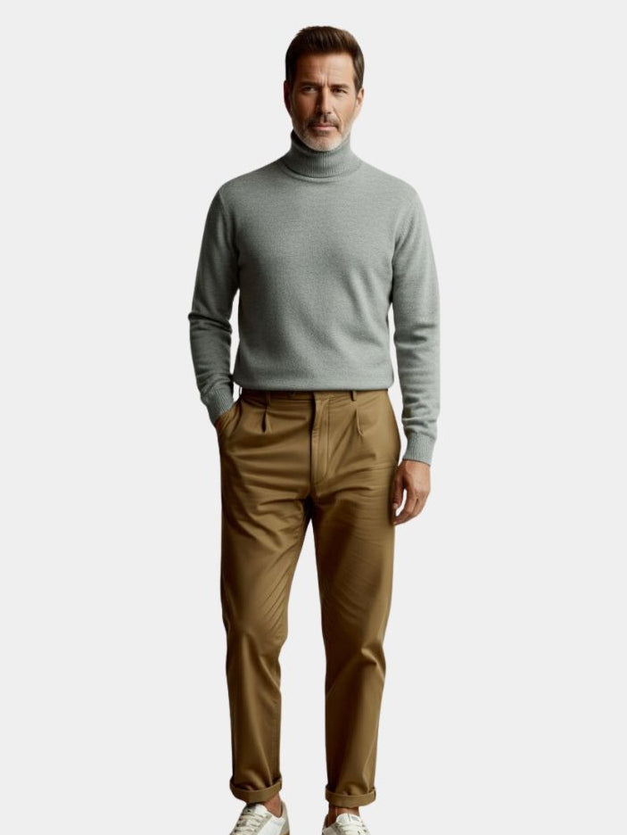 100% Merino Wool Turtleneck Sweater