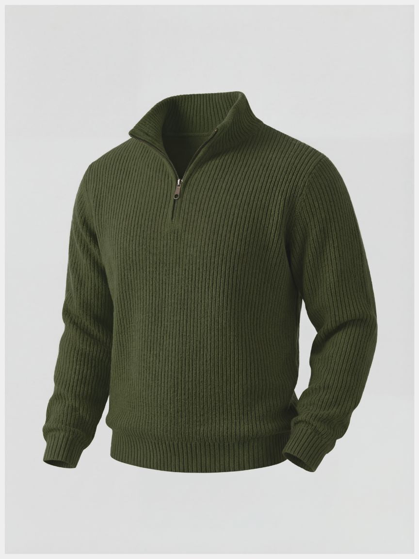 Classic Highland Quarter-Zip Sweater
