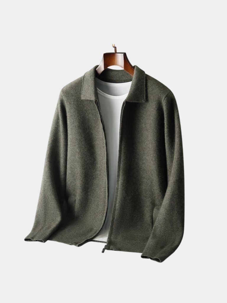 Cashmere Heritage Knit Jacket - Major