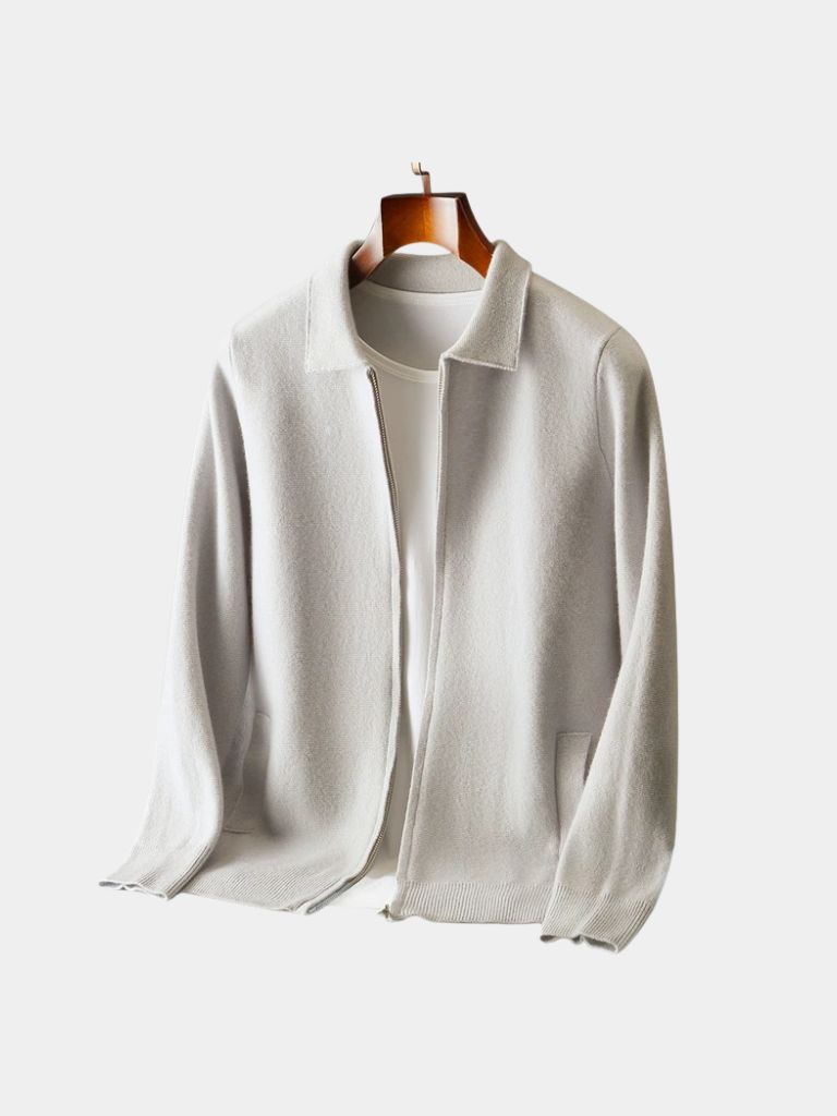 Cashmere Heritage Knit Jacket - Major