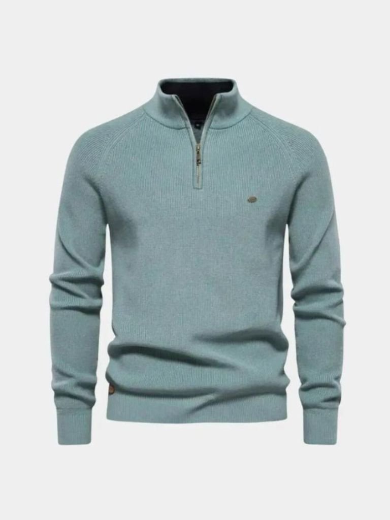 Elegant Quarter Zip Sweater
