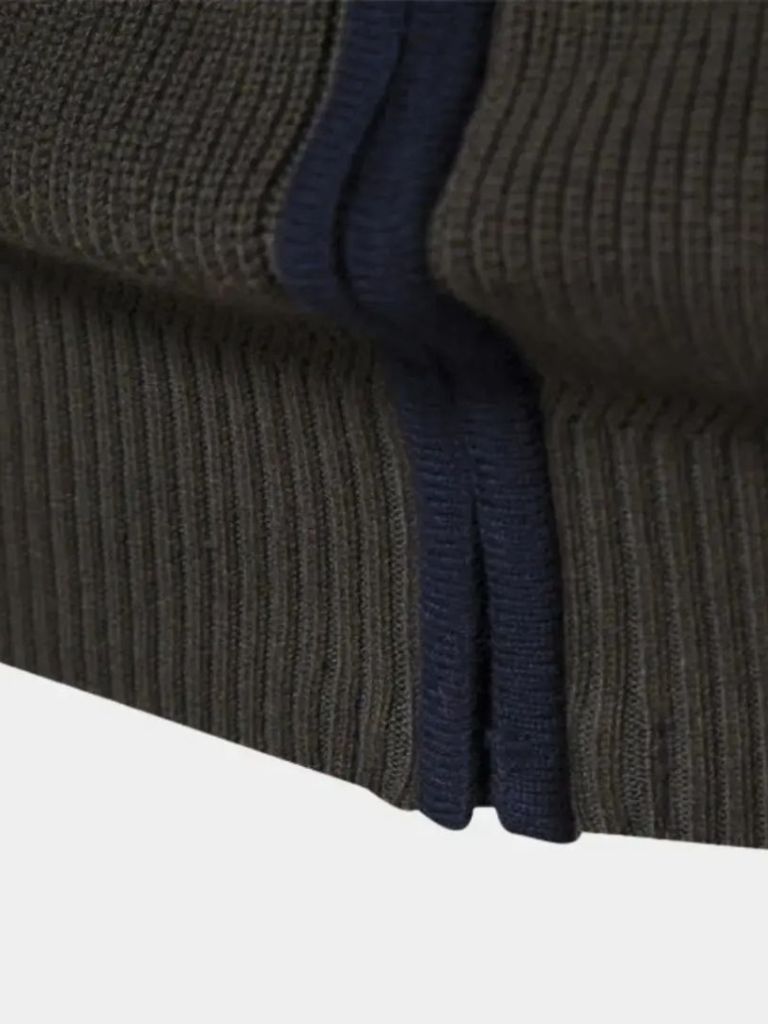 Essential Knit Zipper Sweater