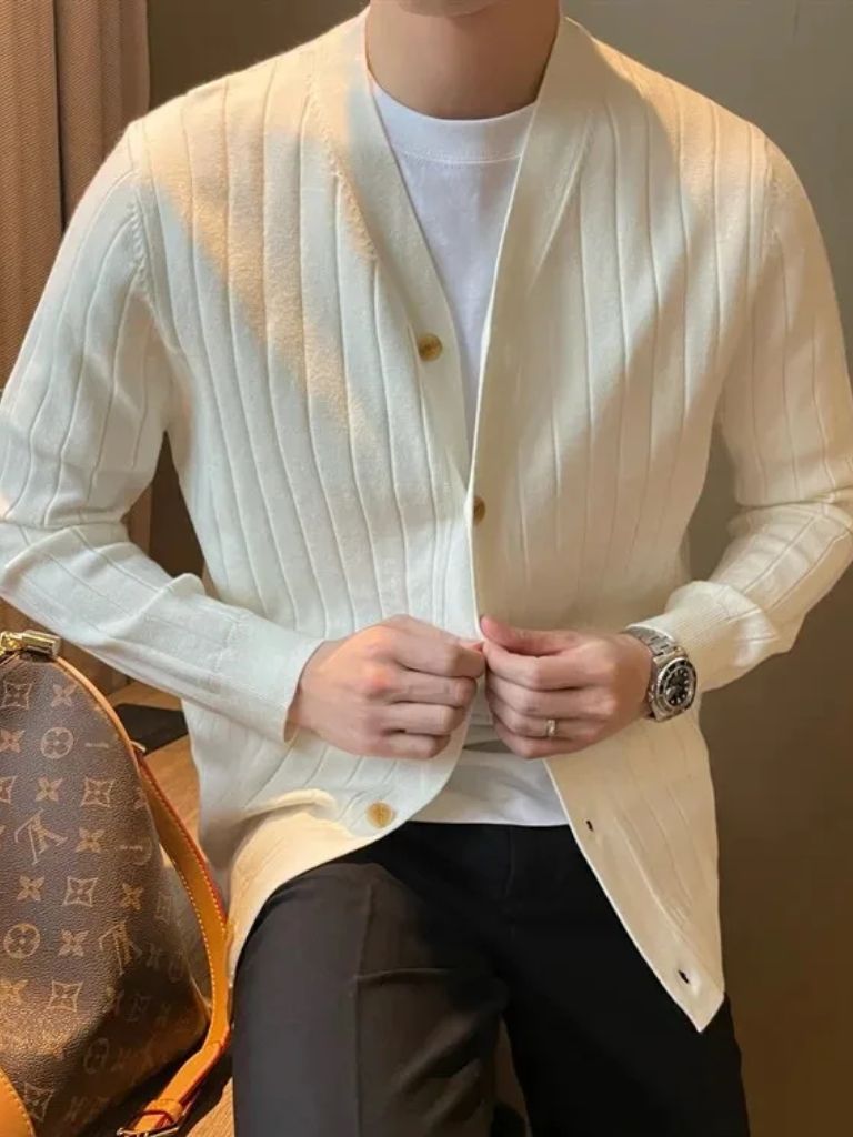 Knit Casual Cardigan - Major