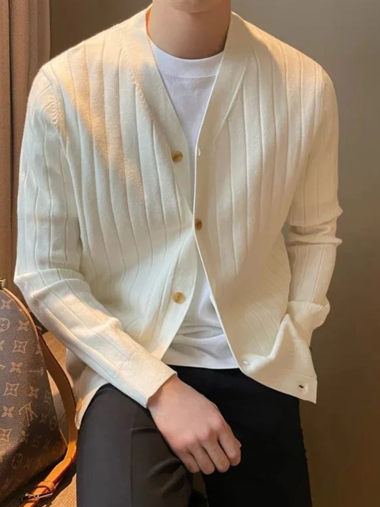 Knit Casual Cardigan - Major