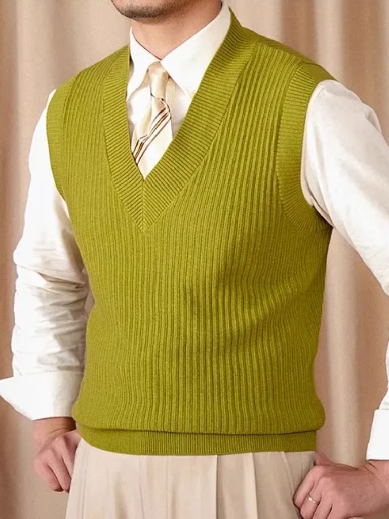 Knit Vest Waistcoat