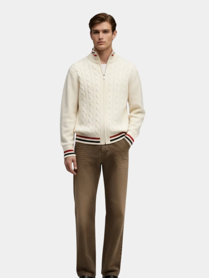 Essential Half Zip Turtleneck Sweater