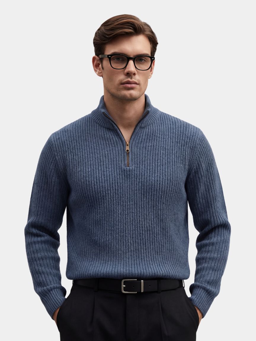 Classic Highland Quarter-Zip Sweater