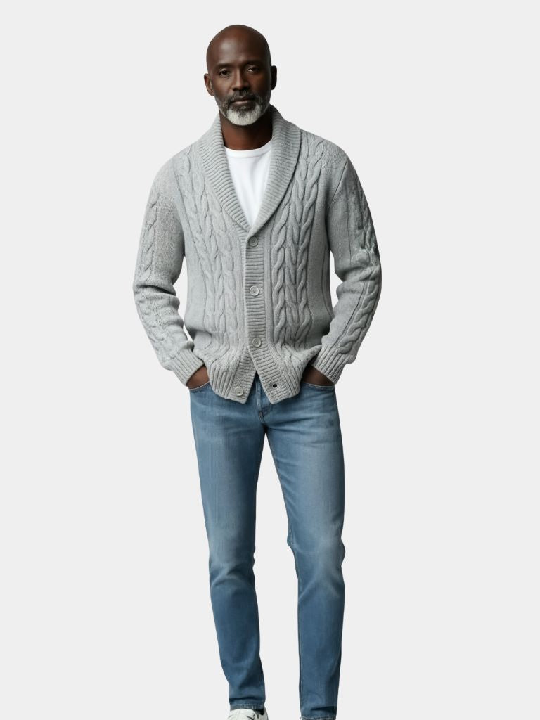 Men's Elegant Knit Cardigan