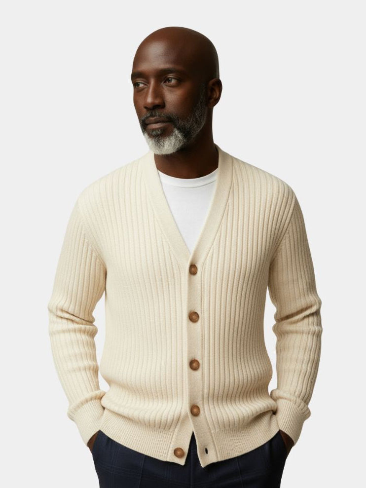 Knit Casual Cardigan - Major