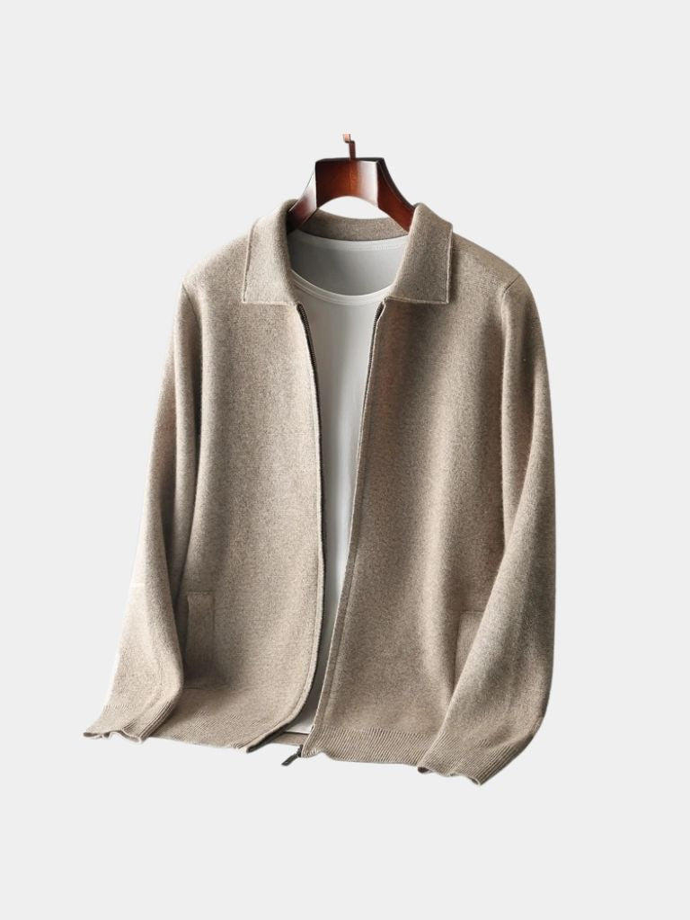 Cashmere Heritage Knit Jacket - Major