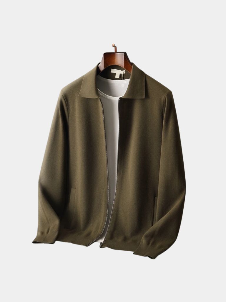 Cashmere Heritage Knit Jacket - Major