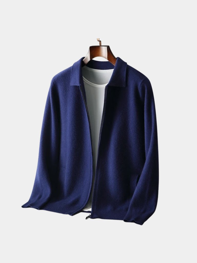Cashmere Heritage Knit Jacket - Major