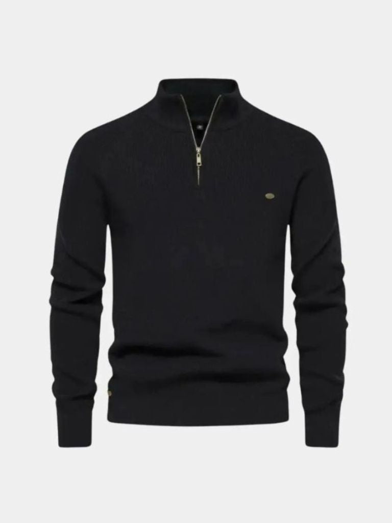 Elegant Quarter Zip Sweater