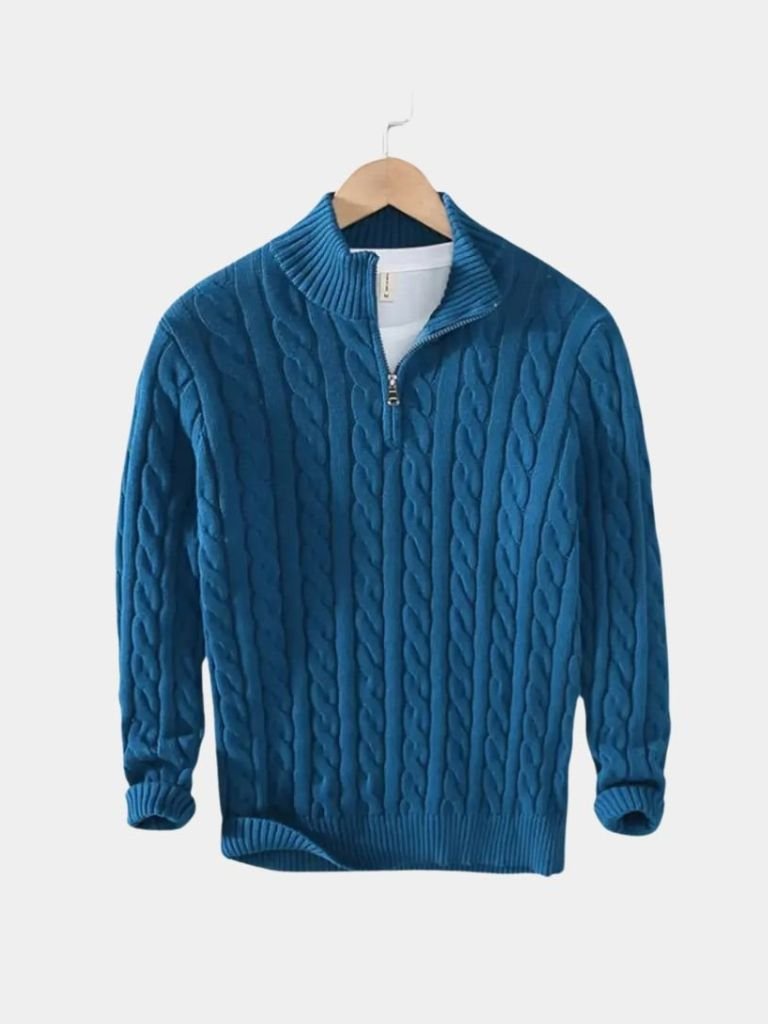 Essential Half Zip Curve Sweater