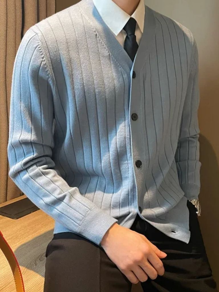 Knit Casual Cardigan - Major