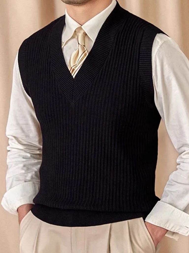 Knit Vest Waistcoat
